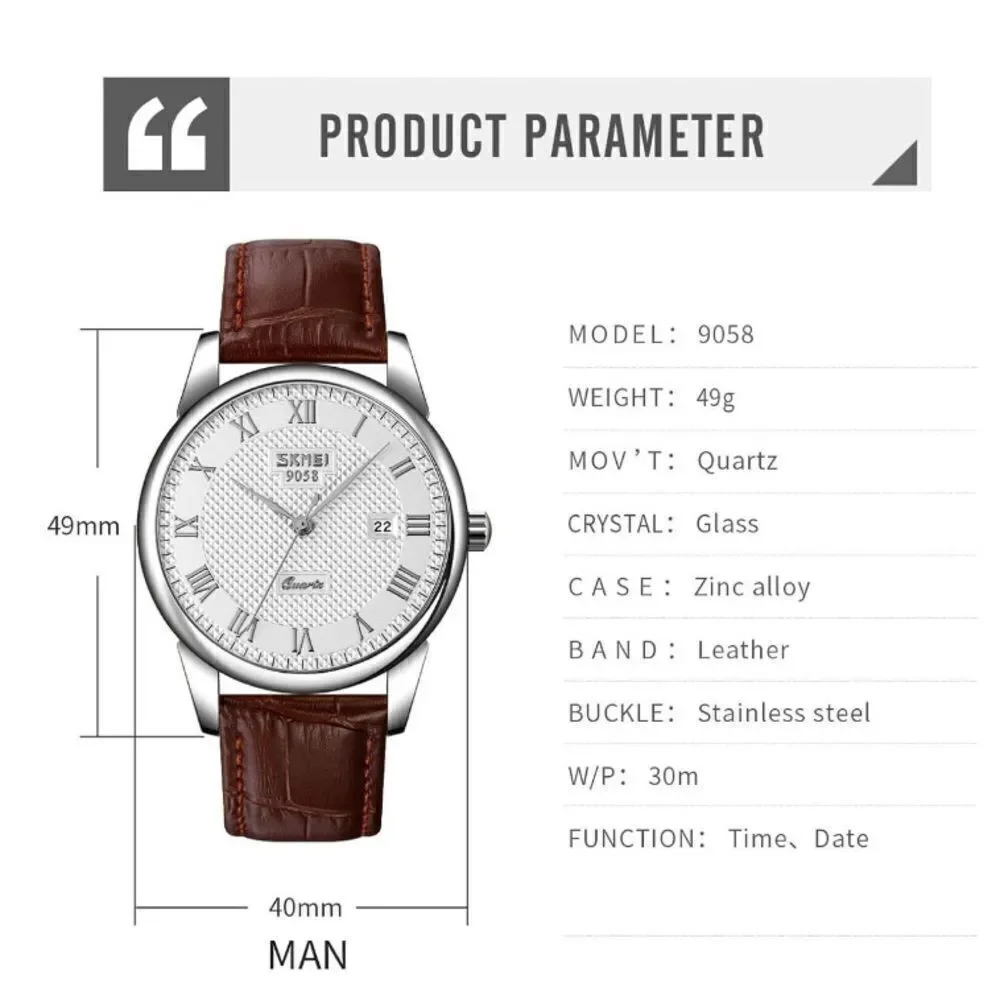 Men’s Quartz Leather banded Watch